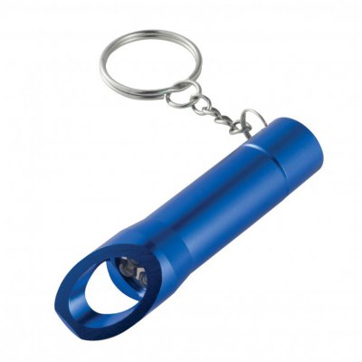 Llavero Metalico Destapador con Luz Led