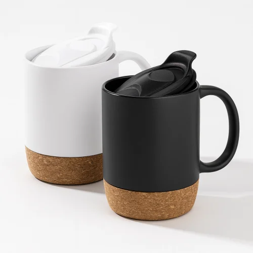 Mug Cerámica con Corcho